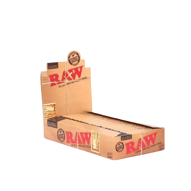 Raw Classic Rolling Paper - 1 1/4" Size