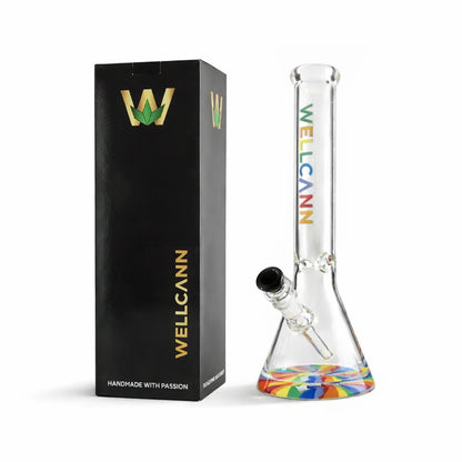 15" WELLCANN Bong (7mm) - Rainbow Edition