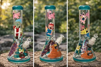 13" Bong - Teal Rick & Morty Edition