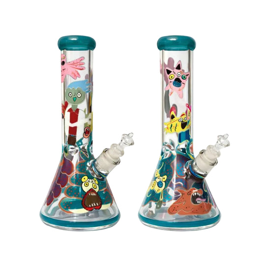 13" Bong - Teal Rick & Morty Edition