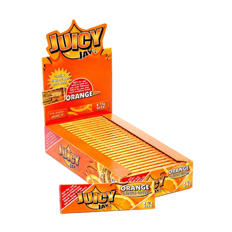 Juicy Jay Rolling Paper 1 1/4" - Orange Flavour