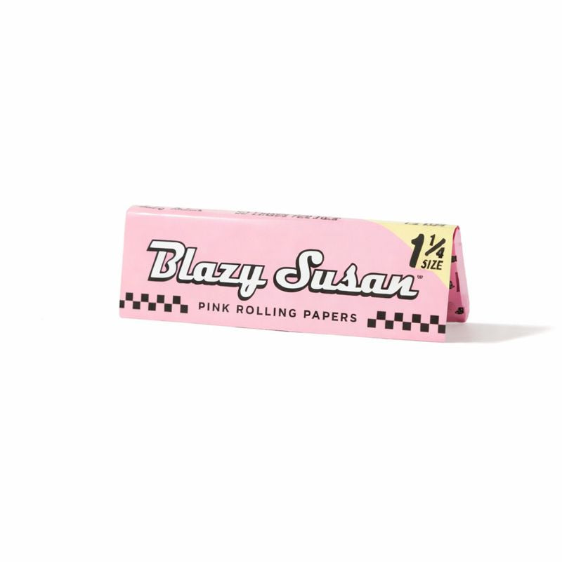 Blazy Susan Pink Rolling Papers - 1 1/4"