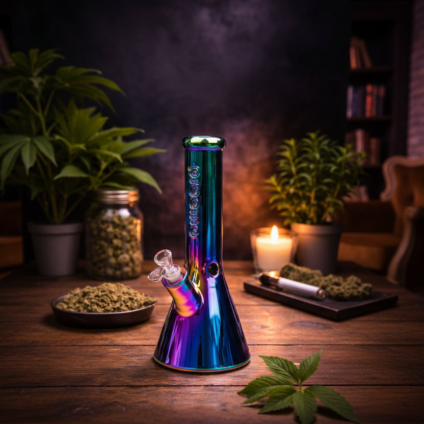 12" Preemo Glass Ion Plated Beaker