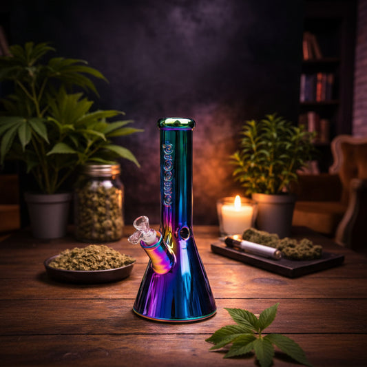 12" Preemo Glass Ion Plated Beaker