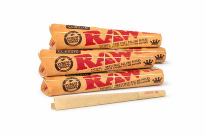 Raw Classic Pre-Rolled Cones - King Size - 3 Pack