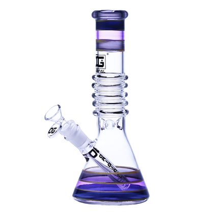 10" OG Beaker Bong - Rainbow Ring Edition