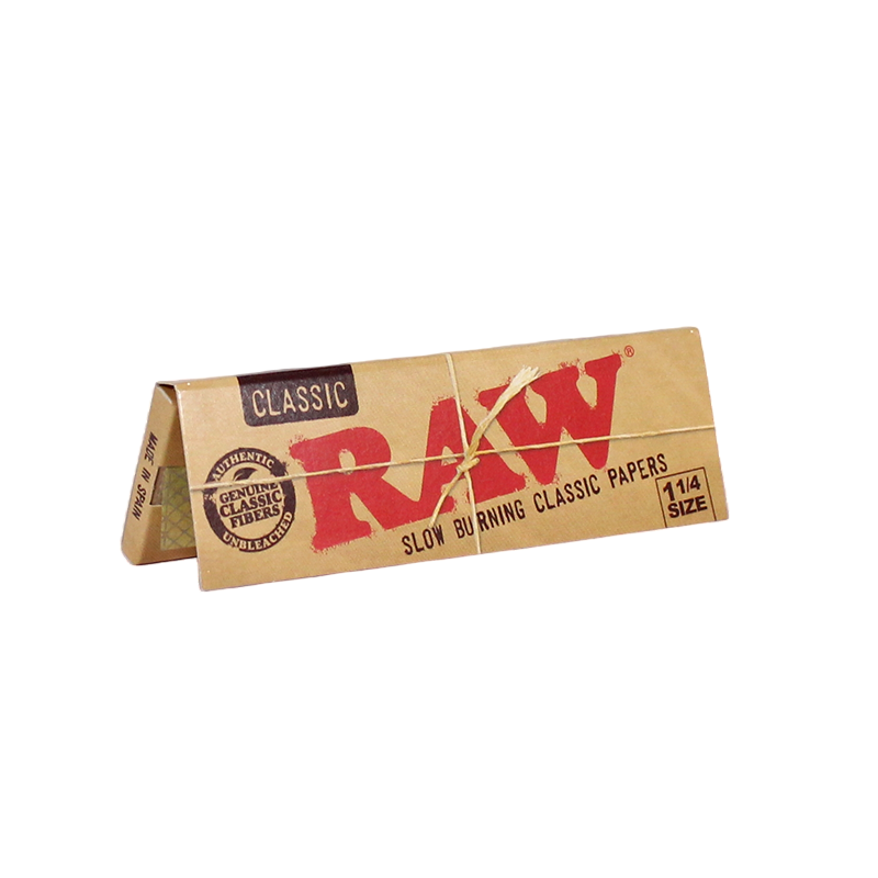 Raw Classic Rolling Paper - 1 1/4" Size