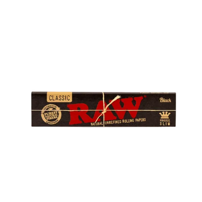 Raw Black Rolling Paper - King Size Slim