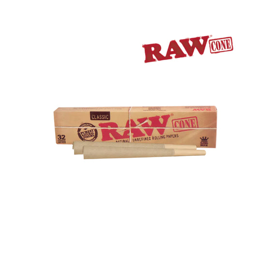 Raw Classic King Size Cones - (32 Pack)