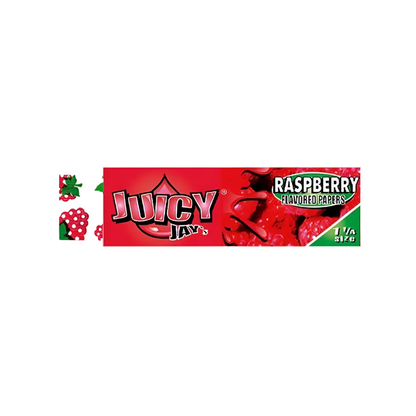 Juicy Jay Rolling Paper 1 1/4" - Raspberry Flavour