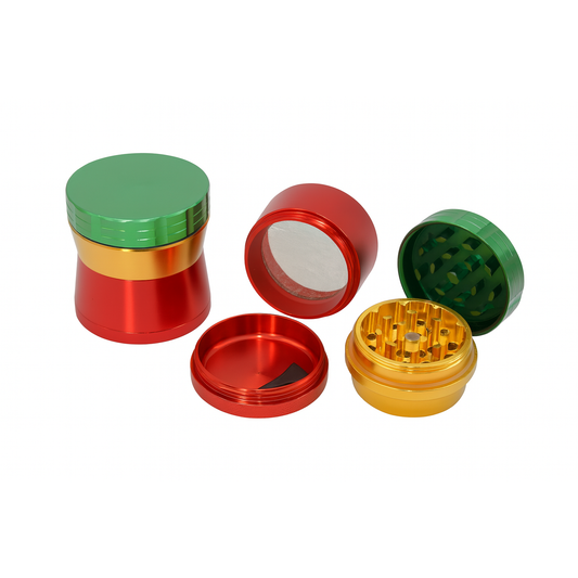 Tri-Colour Grinder - Rasta Edition